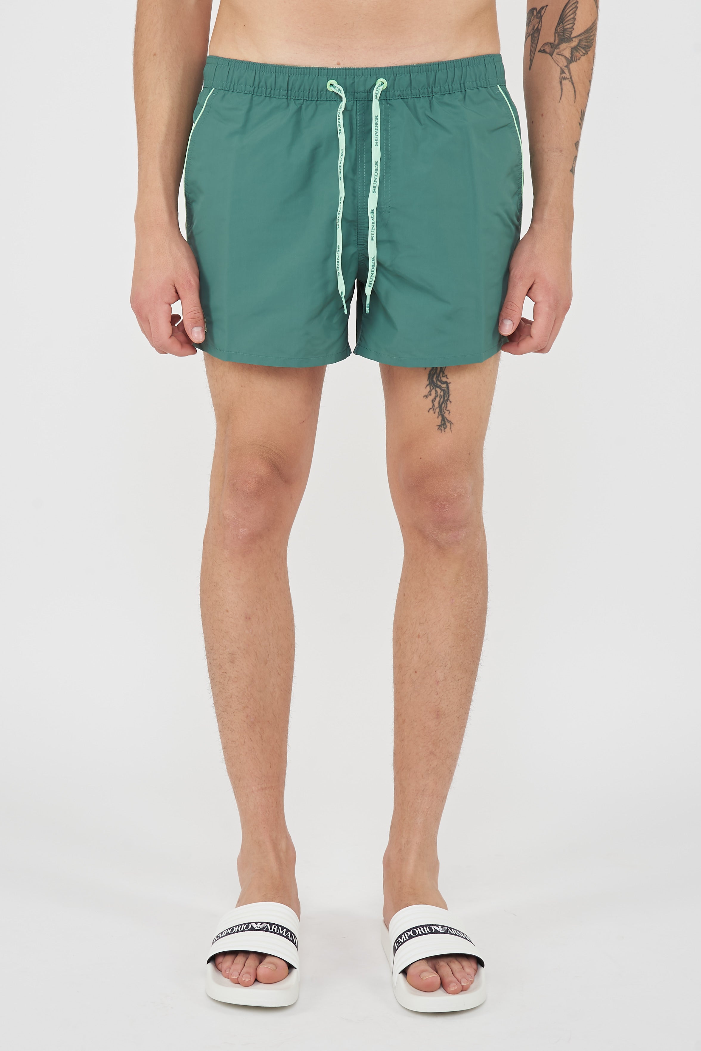 Costume Da Bagno Corto Coltrane Camo Green 02 
