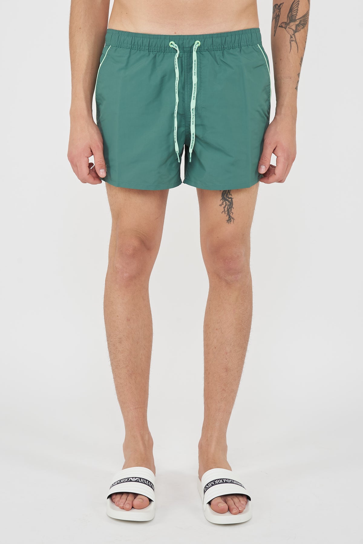 Costume Da Bagno Corto Coltrane Camo Green 02 