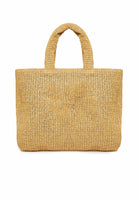 Borsa Grande In Poly Raffia Natural 