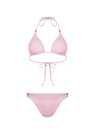 Jennifer Triangle Bikini Top And Fixed Briefs Quartz Pink 2