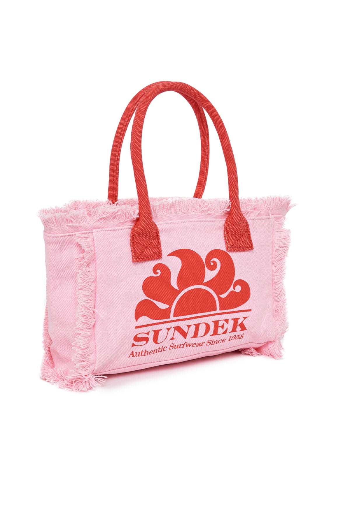 Tote Bag Con  Effetto Stone Washed Miami Quartz Pink 