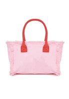 Tote Bag Con  Effetto Stone Washed Miami Quartz Pink 