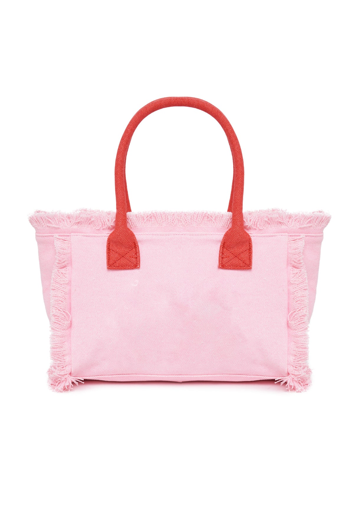 Tote Bag Con  Effetto Stone Washed Miami Quartz Pink 