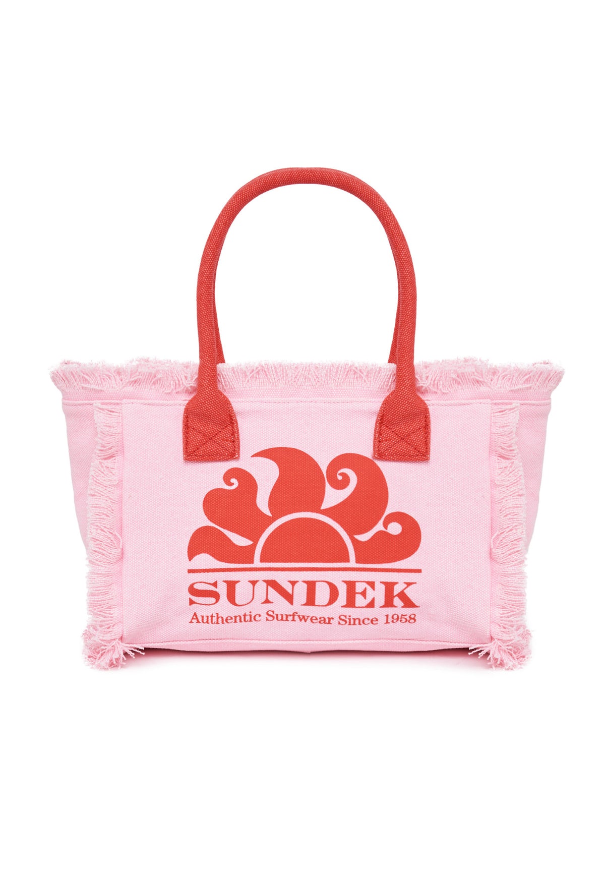 Tote Bag Con  Effetto Stone Washed Miami Quartz Pink 