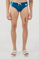 Slip mare Uomo Con Dettaglio Tricolare Peacock 01 