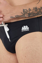 Slip mare Uomo Con Dettaglio Tricolare Black 35 