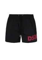 Boxer Mare Midi Con Logo Dsquared2 