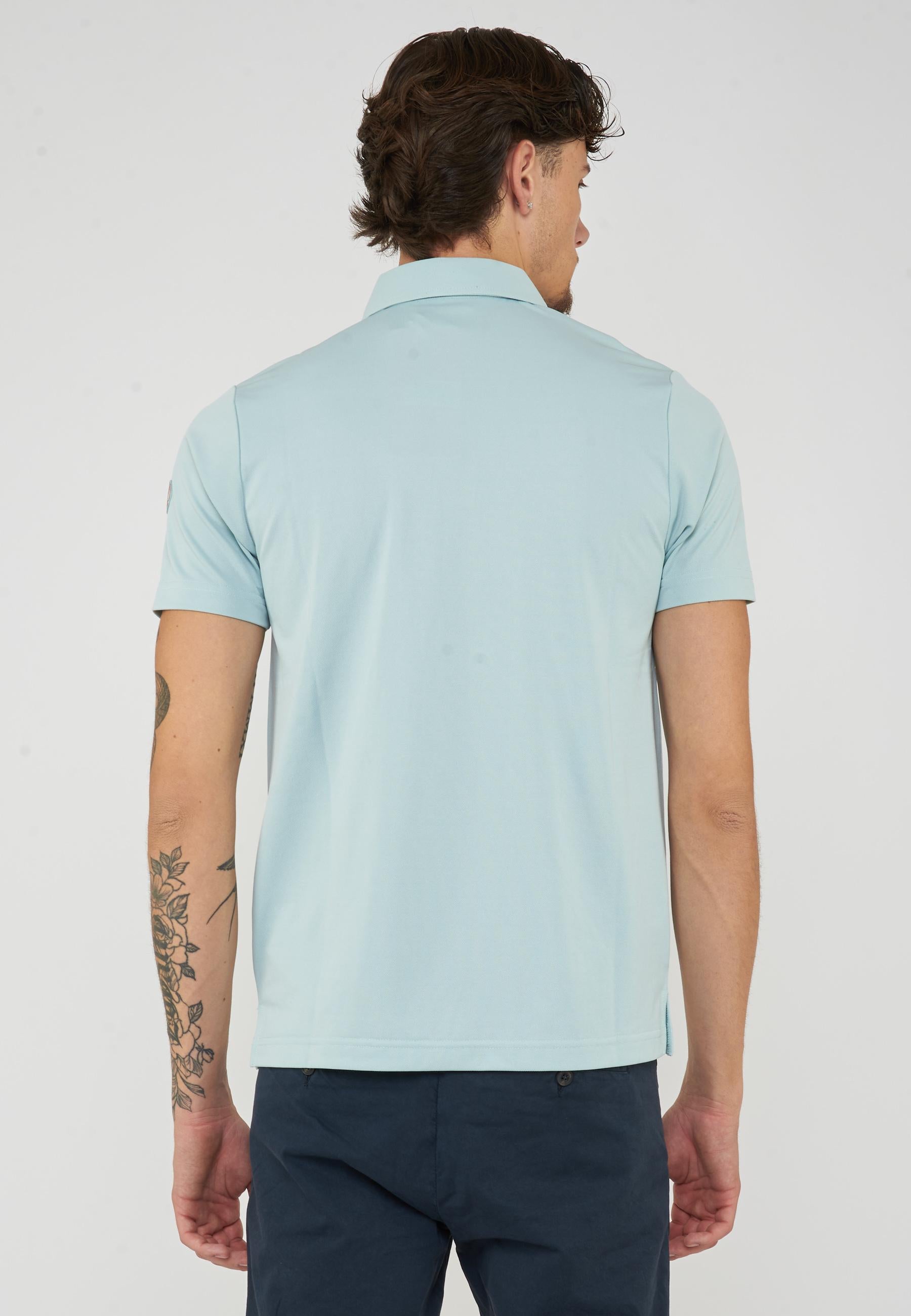 Polo Uomo Modello Clay Island Blue 