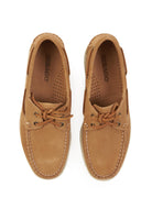 Mocassini Nautici da Uomo Portaland Flesh Out Brown Cognac 