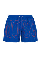 Boxer Mare Rubber Logo Azzurro 