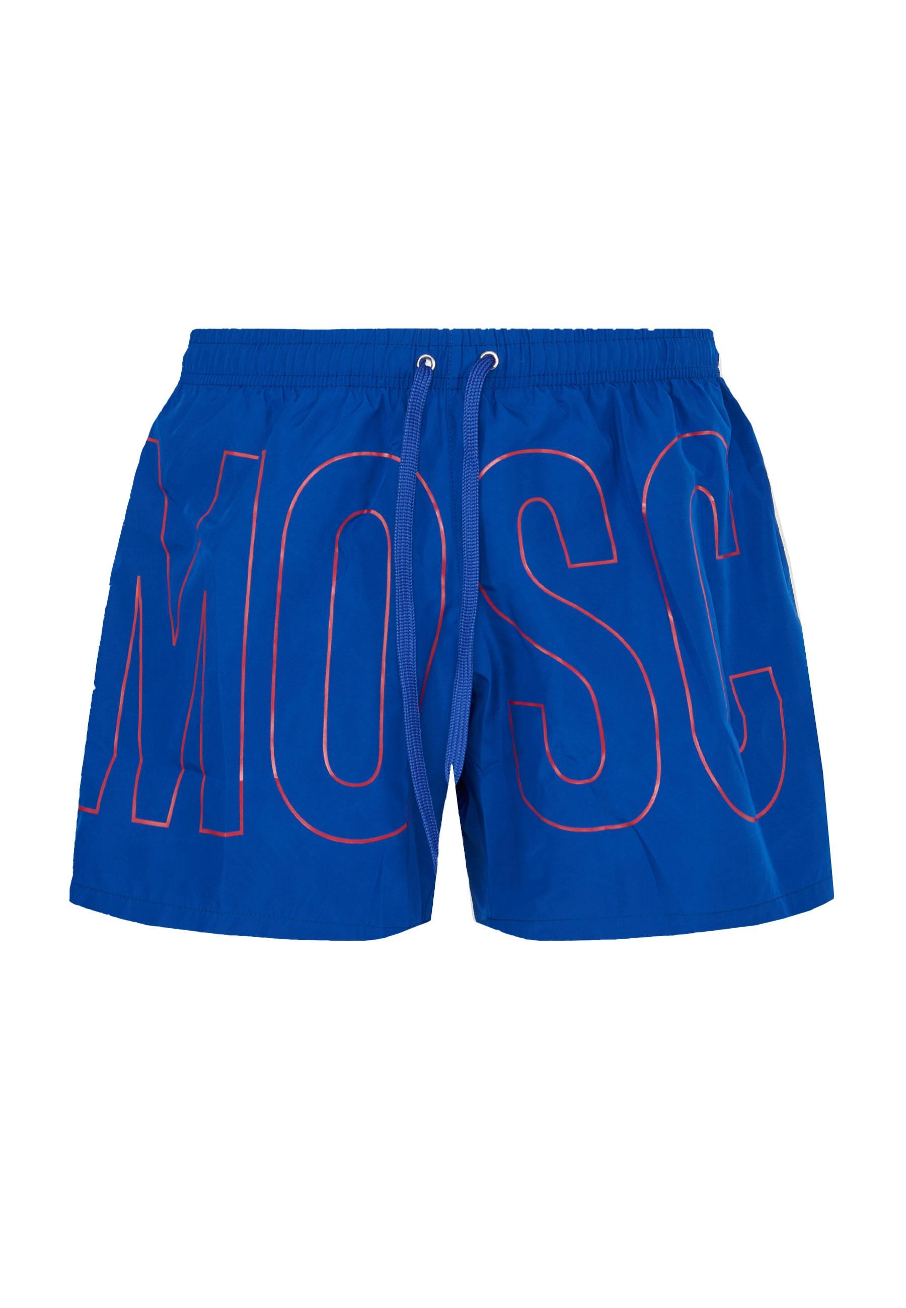 Boxer Mare Rubber Logo Azzurro 