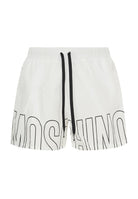 Boxer Mare Rubber Logo Bianco 