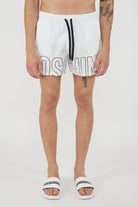Boxer Mare Rubber Logo Bianco 