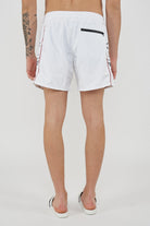 Boxer Uomo da Bagno Con Stampa White 