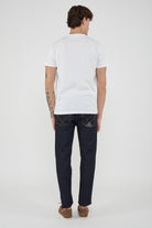 T-Shirt Uomo A Girocollo Con Logo Embossato Off White 