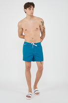 Costume Da Bagno Uomo Corto Con Vita Semi Elasticata Iconic Taffeta Deep01 