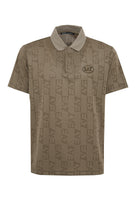 Polo Golf Pro in tessuto tecnico VENTUS7 Fancy Roasted 