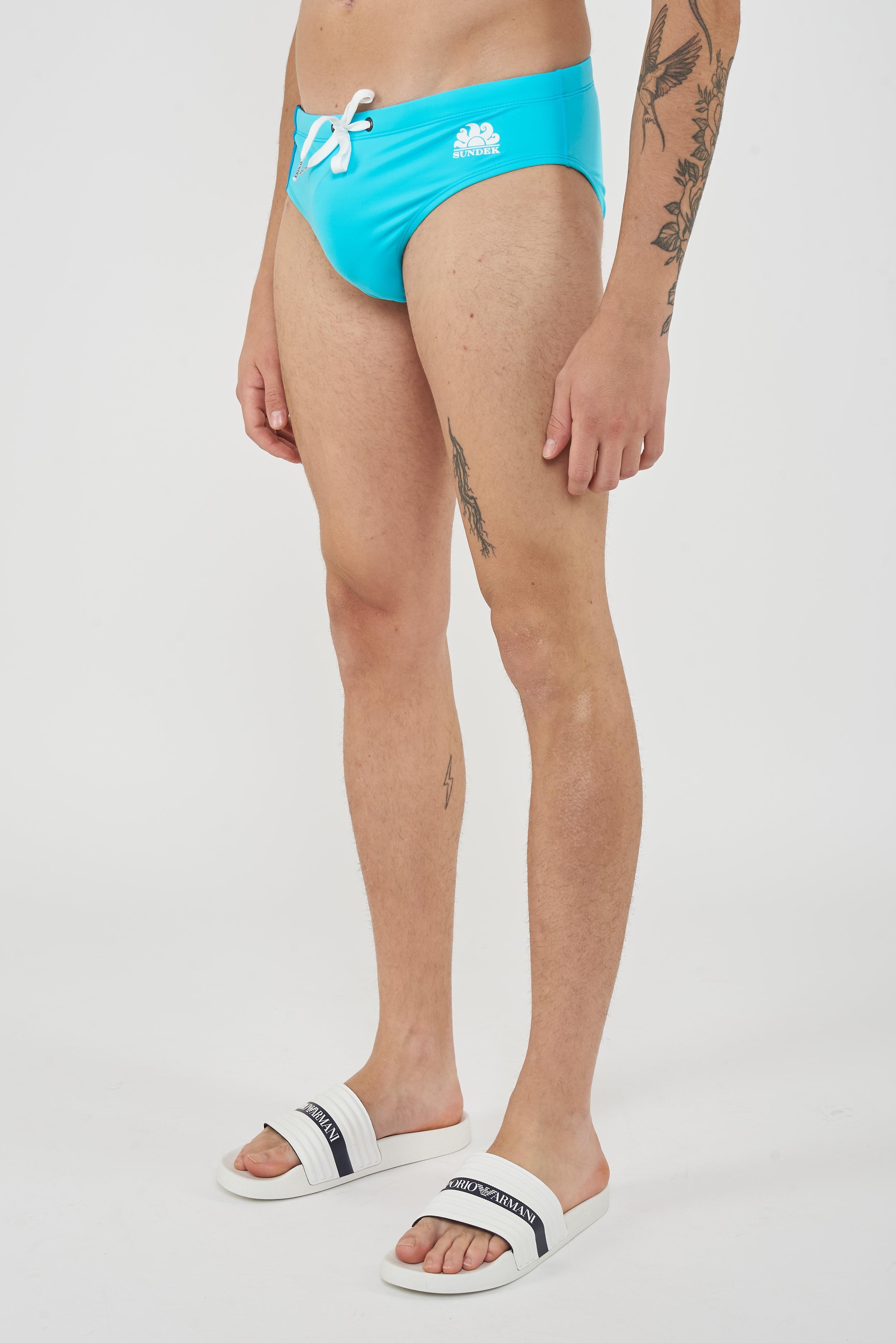 Slip mare Uomo Con Dettaglio Tricolare Marine 03 