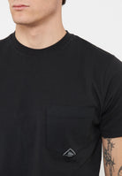 T-shirt Pocket In Jersey Black 