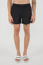 Boxer Uomo da Bagno Con Stampa Black 