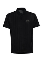 Polo Golf Pro in tessuto tecnico VENTUS7 Fancy Black 