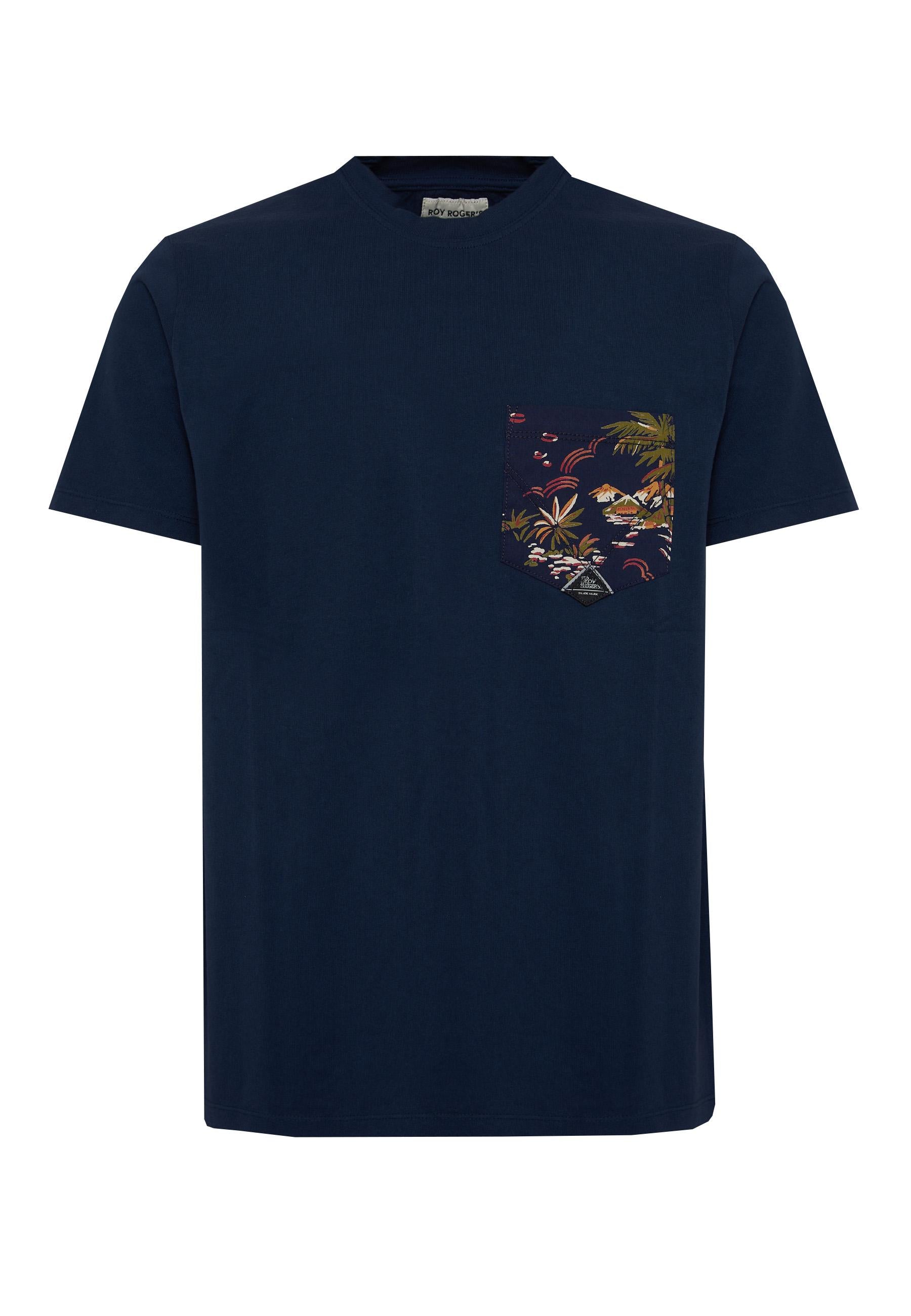 T-shirt Pocket In Jersey Hawai 