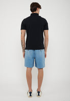 Polo In Piquet Alban Nero 