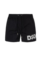 Boxer Mare Midi Con Logo Dsquared2 