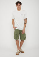 Bermuda Lino Cargo Ibizia Green 