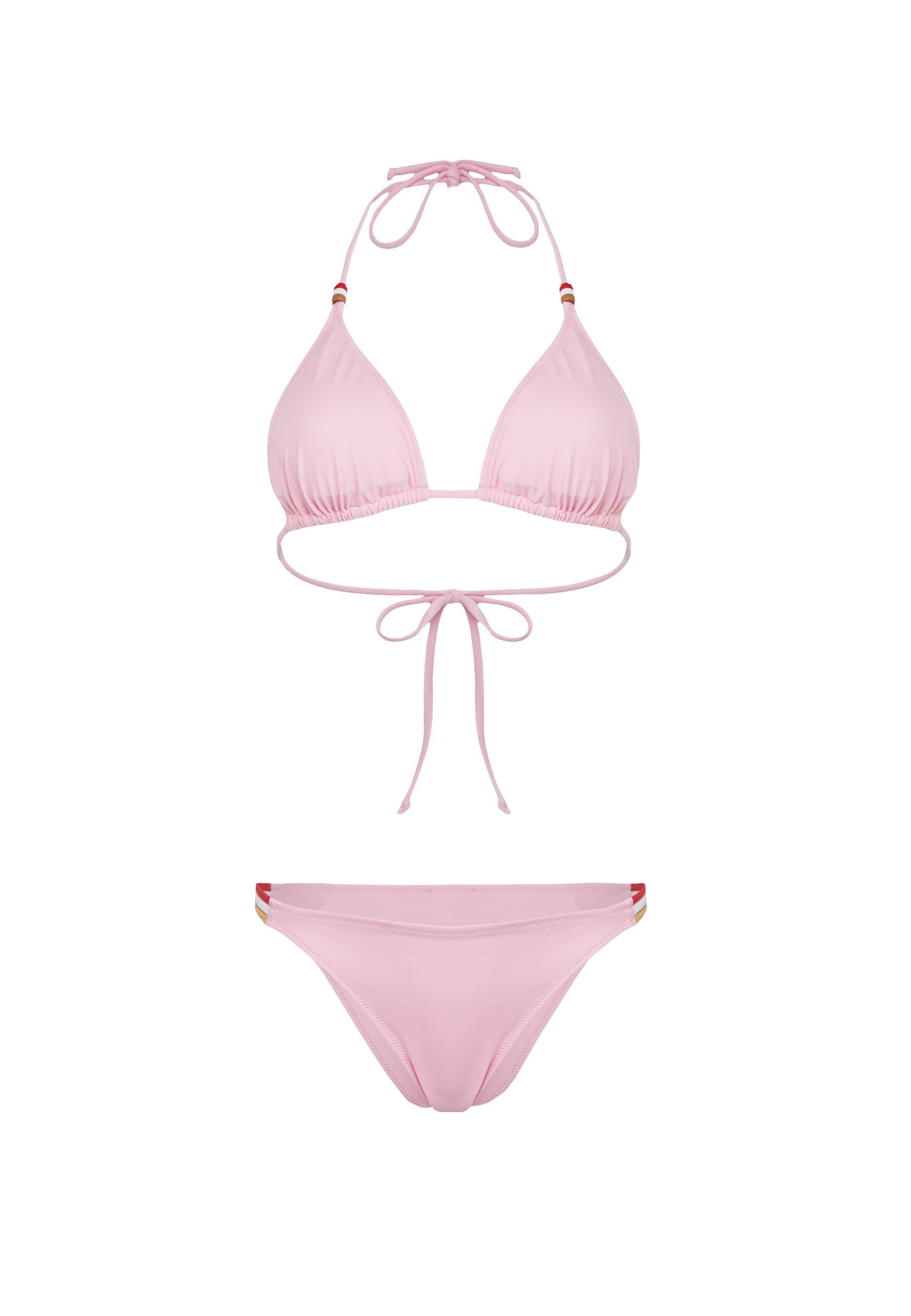 Jennifer Top A Triangolo E Slip Fisso Quartz Pink 2 