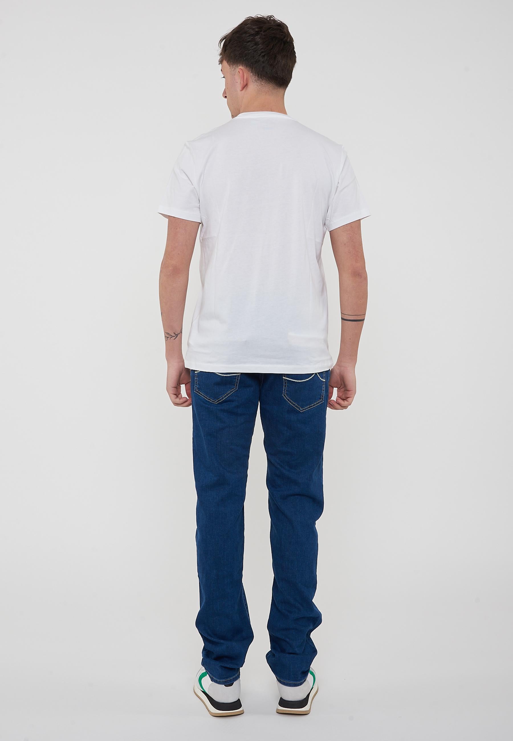 T-Shirt In Jersey di Cotone White 