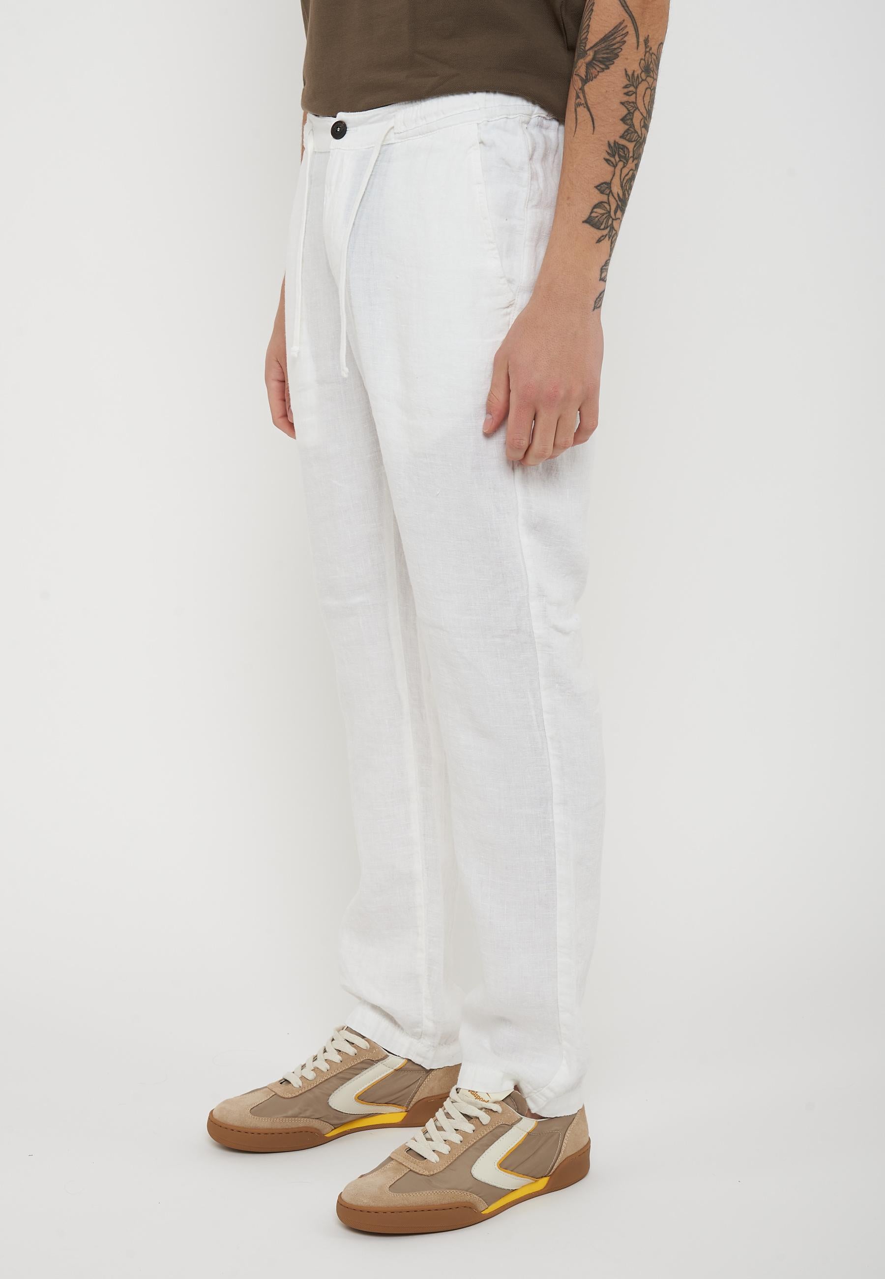 Pantalone Chino Portofino Optic White 