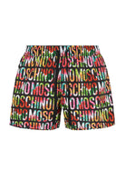 Boxer Mare Logo Flowers Print Nero<BR/><BR/> 