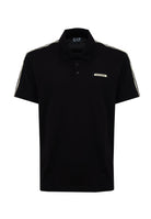 Polo Logo Series in jersey di cotone Black 