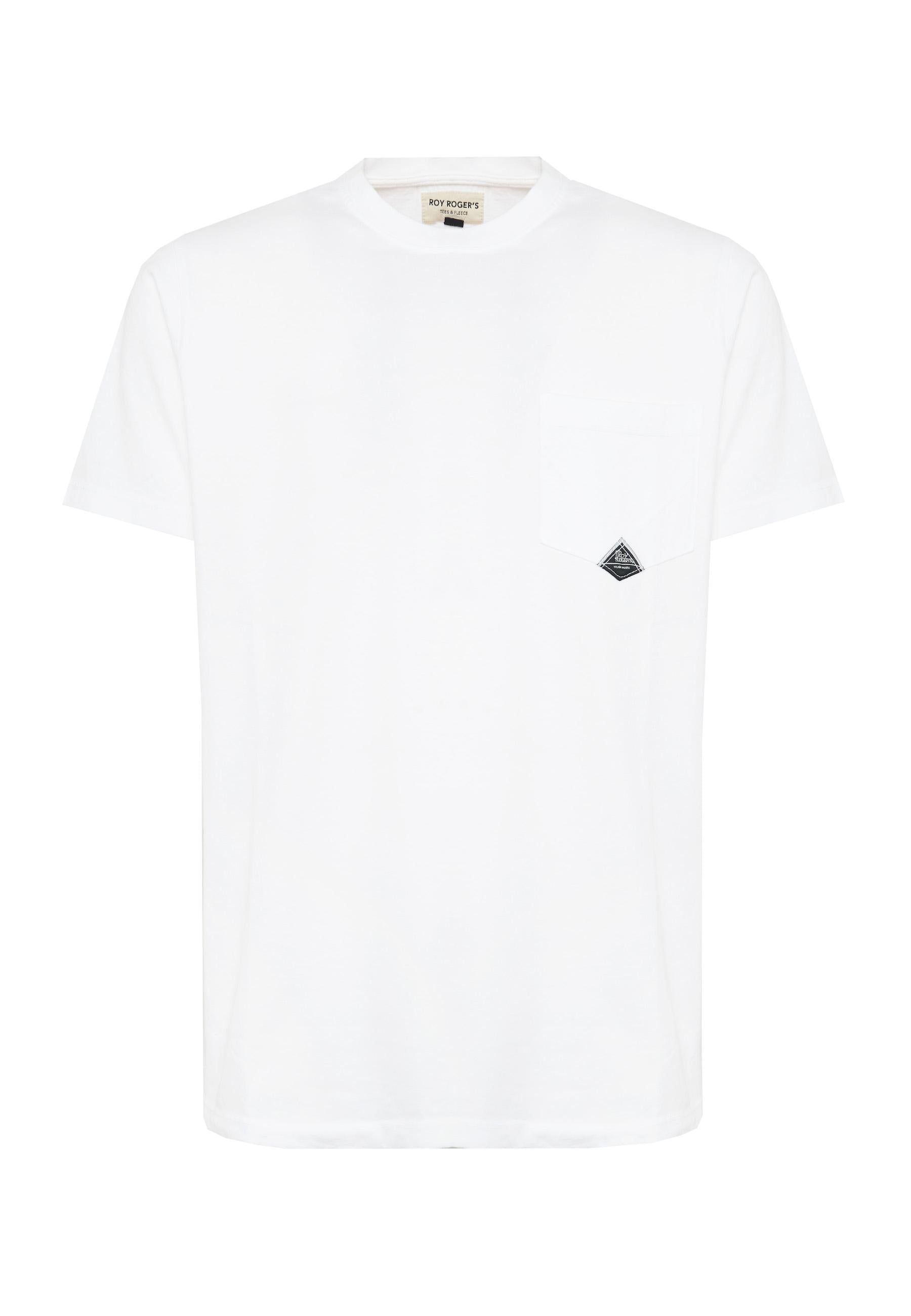 T-shirt Pocket In Jersey Optic White 