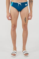 Slip mare Uomo Con Dettaglio Tricolare Peacock 01 