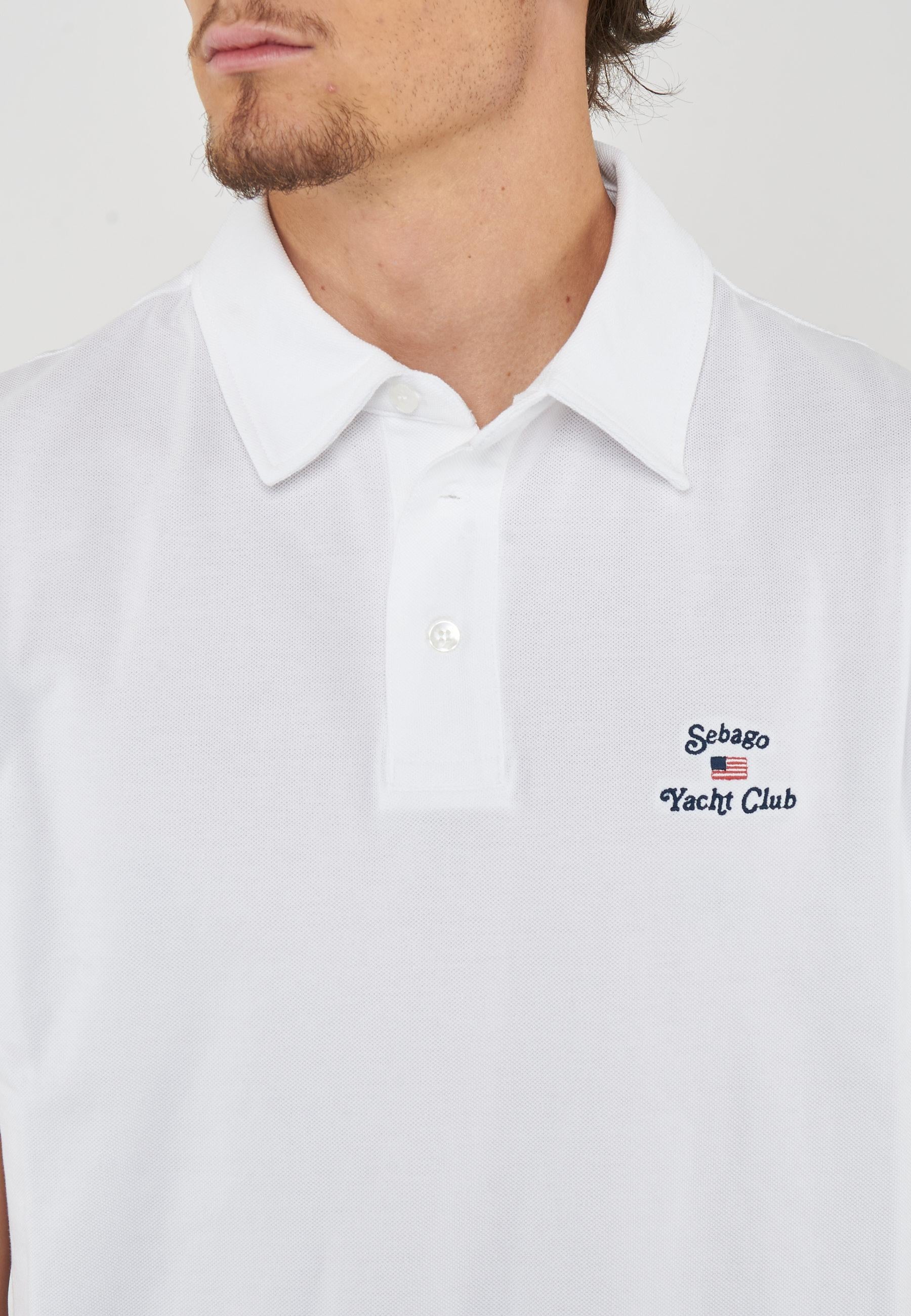 Orchard Polo Yachting Unisex White con Design Classico 