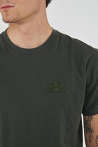 T-Shirt Uomo A Girocollo Con Logo Embossato Pine 01 