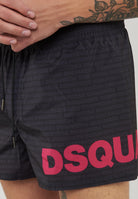 Boxer Mare Midi Con Logo Dsquared2 