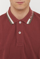 Polo Con Ricamo Sul Colletto Ransom Mattone Inglese 