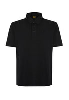 Polo In Piquet Alban Nero 