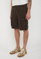 Bermuda Lino Cargo Ibizia Brown 