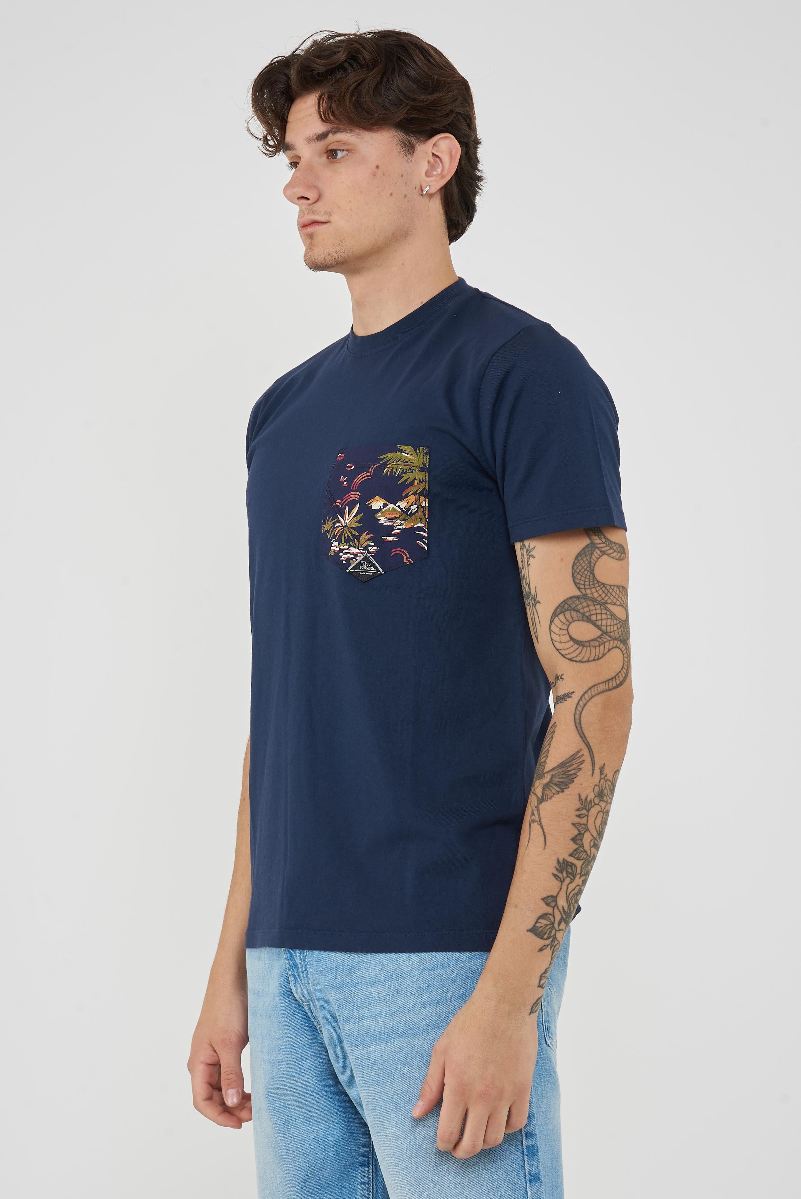 T-shirt Pocket In Jersey Hawai 