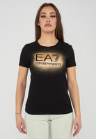 T-shirt girocollo classica a maniche corte Black Rose 