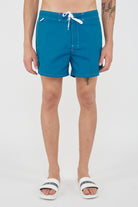 Costume Da Bagno Uomo Corto Con Vita Semi Elasticata Iconic Taffeta Deep01 