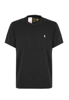 T-Shirt In Jersey di Cotone Black 