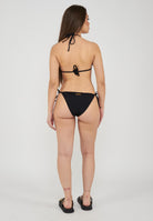Bikini a triangolo in tessuto tecnico black 