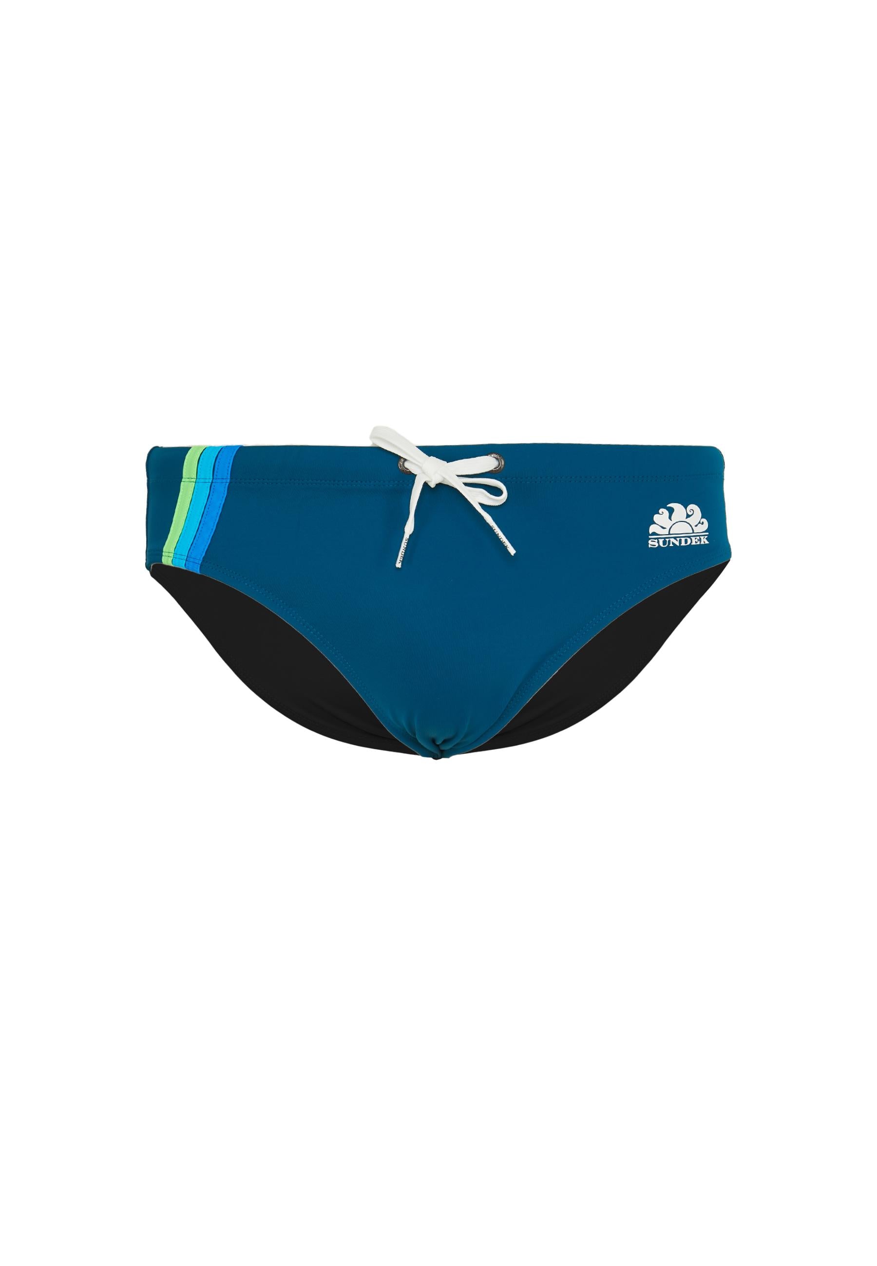 Slip mare Uomo Con Dettaglio Tricolare Peacock 01 