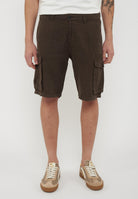 Bermuda Lino Cargo Ibizia Brown 