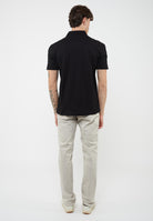 Polo Logo Series in jersey di cotone Black 